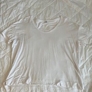 Old Navy White Luxe Tee